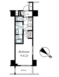 GENOVIA王子神谷skygarden【306号室号室】の間取り