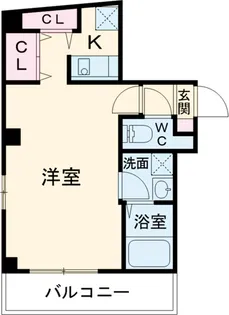 プラージュ東千葉【7階】の間取り