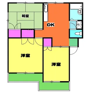 ニューエリール【201号室】の間取り