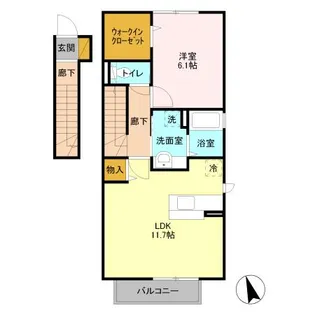 フェリジータ【2階】の間取り