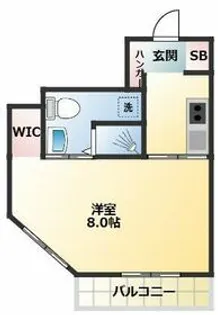 谷田貝ビル(ヤタガイビル)【2階】の間取り