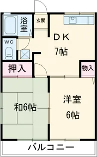 グリーンヒルズ【202号室】の間取り
