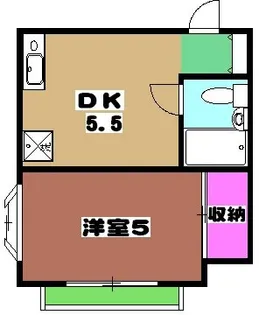 フラグランスハイツ【1階】の間取り