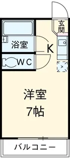 ホーリン原【2階】の間取り