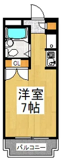 ホープ調布【1階】の間取り