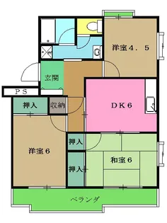 リームマンション【3階】の間取り