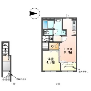 ピュア モーメント【2階】の間取り