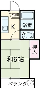 フォーヴル桜台【203号室】の間取り