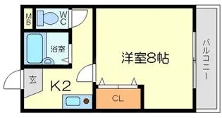 ハイムノーベル【1階】の間取り