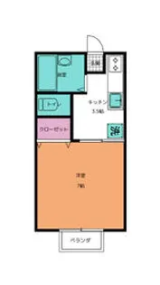 TRハイツ【102号室】の間取り