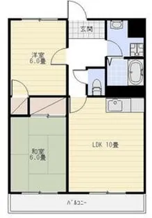 ヴィーブル宮の森北棟【2階】の間取り
