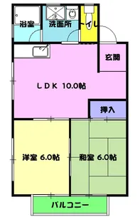 さなるvilla【102号室】の間取り