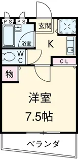 エストゥディオ【3B号室】の間取り