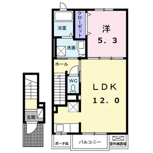 スマイル【2階】の間取り