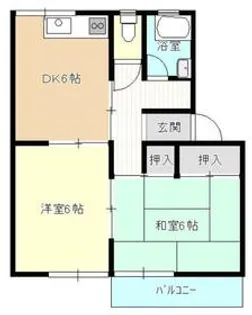 パルハウス曳馬II【2階】の間取り