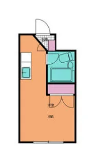 サダヨシベルシオン【203号室】の間取り