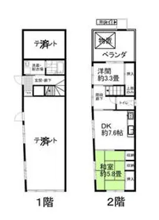 BBハウス【2F号室】の間取り