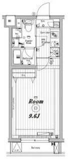 メイクスデザイン平和島【1階】の間取り