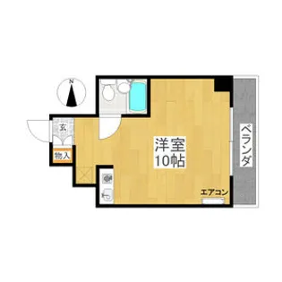 コートサイドハイツ【4階】の間取り