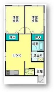 速水アパート【101号室】の間取り