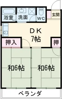 三和ビル【302号室】の間取り