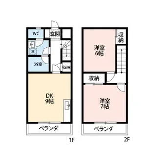 ウエストゴトウ【1階】の間取り