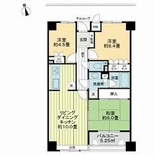 サーパス今泉【2階】の間取り