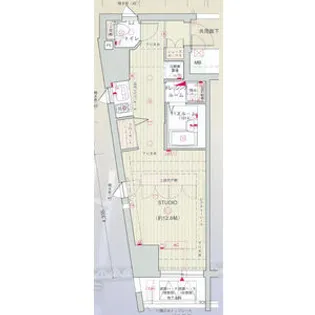 エステムプラザ横濱元町山手【5階】の間取り