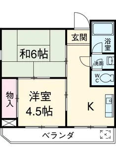 ハイツ青山【3階】の間取り