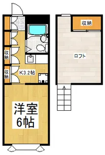 パティオヴィラ【2階】の間取り