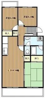 シーブリーズ金沢【3階】の間取り