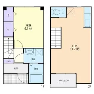 ユーメゾン【103号室】の間取り