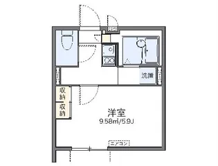 レオパレスグレートハウス【2階】の間取り