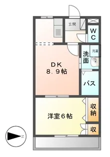 ムーンレインボー【2階】の間取り