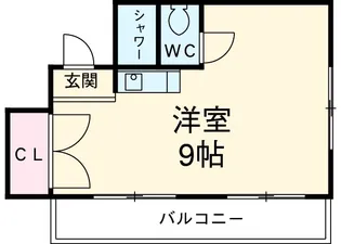 ハートイン野並【3階】の間取り