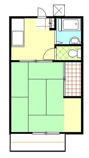 メリータウン【201号室】の間取り