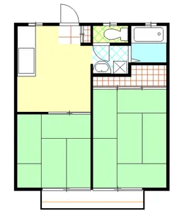 メリータウン【103号室】の間取り