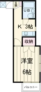 メゾネット松原【207号室】の間取り