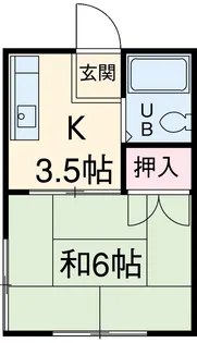 コーポパシーナ【202号室】の間取り