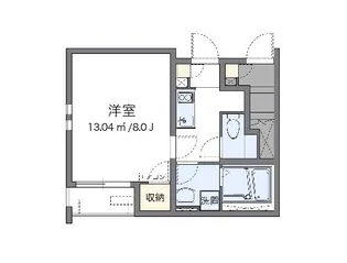 クレイノショコラーデ【1階】の間取り