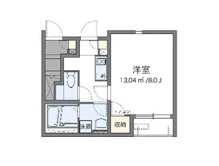 クレイノショコラーデ【1階】の間取り
