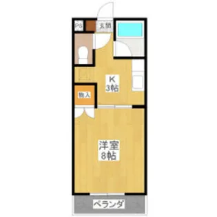 コーポみどりヶ丘【2階】の間取り