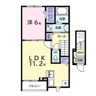 グレイスコート【2階】の間取り
