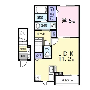 グレイスコート【2階】の間取り