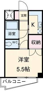 冬頭第2ビル【4階】の間取り