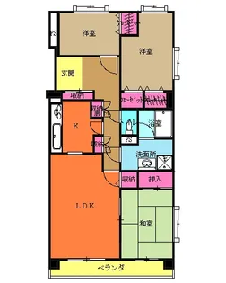 LEO拾八番館【1階】の間取り