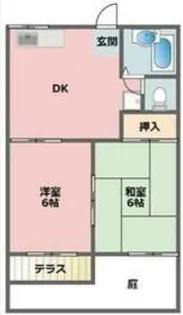 クレッシェンドサカイ【2階】の間取り