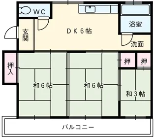 マンションTU【403号室】の間取り