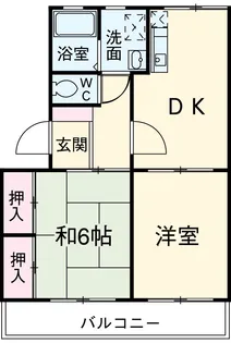 ラフォーレ西沢II【2階】の間取り