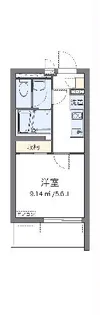クレイノ錦【3階】の間取り